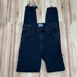 AGOLDE Faded Destroyed Black Wash Jeans [7011]